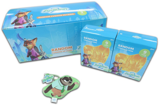 디즈니 주토피아2 쿠션 가방고리 랜덤발송