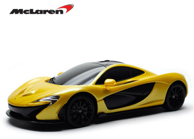 라스타 124 맥라렌 P1 RC카 옐로우 라이센스 무선조종 자동차, 단품, 단품