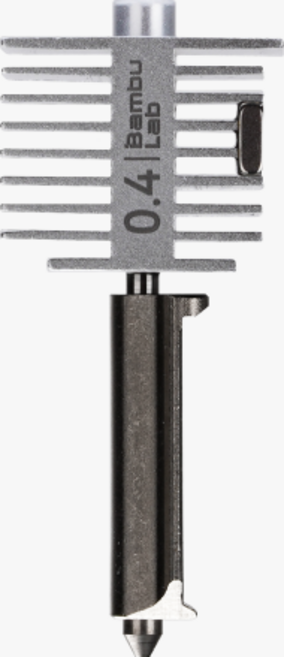 Bambu Lab 뱀부랩 경화강 스테인레스 노즐 부품 (A1 시리즈), 0.2mm(스테인리스)