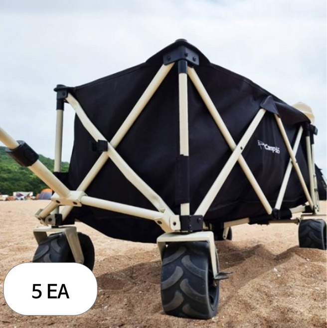 캠프365 파파웨건 챔프 캠핑트레일러, 5개, 블랙