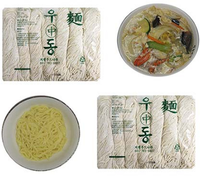 봉평 사누끼 우동면-1.4kgx2봉(15인분) 우동면사리 생면, 2개, 1.4kg