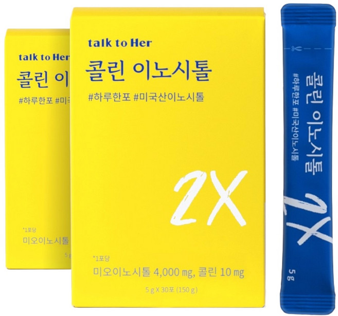 톡투허 콜린 이노시톨, 150g, 2개