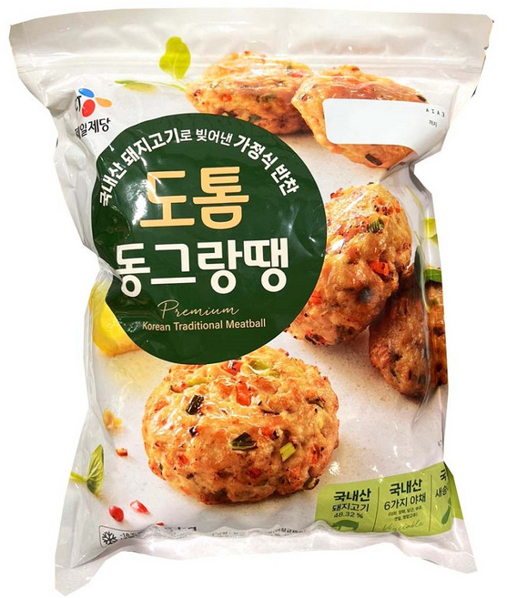 코스트코 도톰 동그랑땡1.5kg 아이스포장무료 코스트코 씨제이 동그랑땡, 1.5kg, 1개