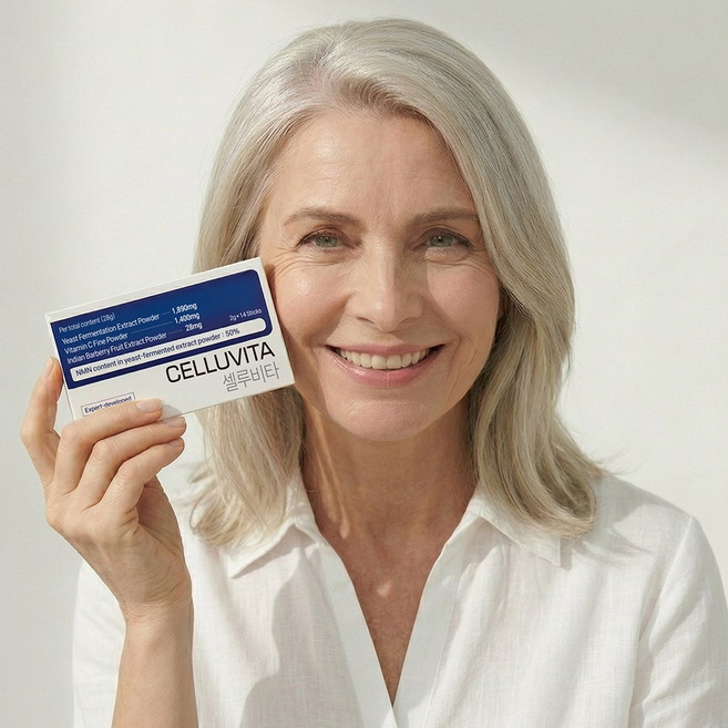 셀루비타 저속노화 미국산 엔엠엔 비타민C 고함량 항노화 NMN, 14개, 2g