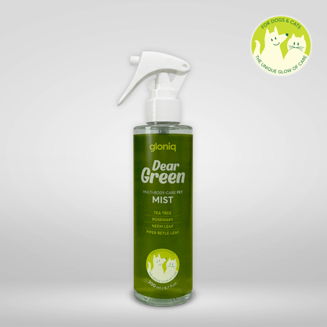 글로닉 강아지 미스트 무자극 윤기 보습 멀티 바디케어 고양이 펫미스트, 1개, 200ml