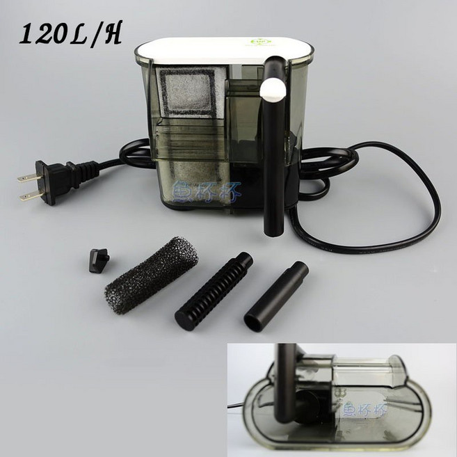 UP/雅柏 超薄型外掛過濾器 魚缸過濾器, 1個, S(120L/H)