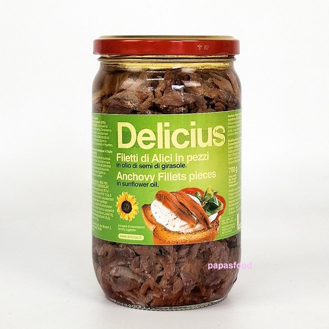 델리시우스 멸치절임 엔초비 필렛700g, 1개, 700g