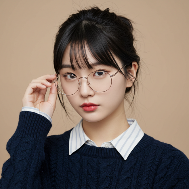 셀링스타일 가벼운 남자 여자 블루라이트차단 안경 선물용 고급케이스 포함