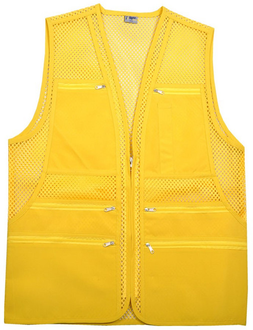 심비오즈 남성 어깨 망사조끼 작업조끼 단체조끼 배달조끼 주머니조끼 택배조끼