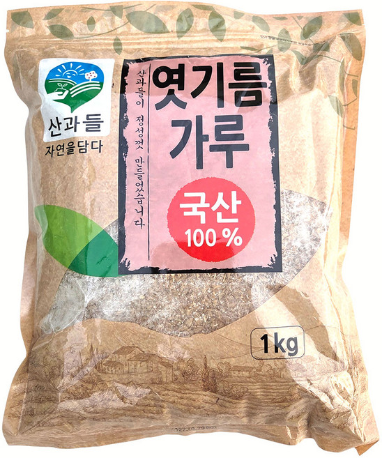 산과들 엿기름가루 (국산 보리100%), 1개, 1kg