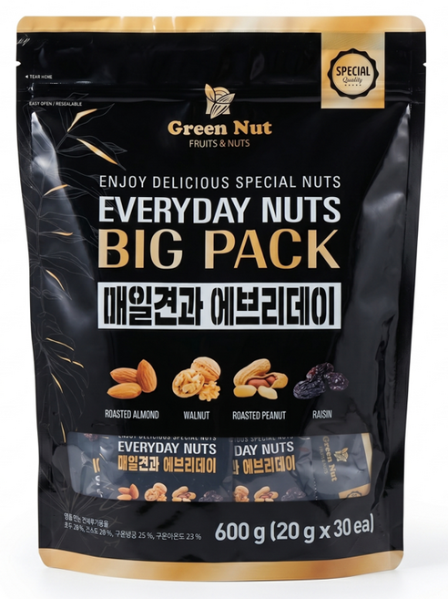 매일견과 에브리데이 빅팩, 600g, 1개