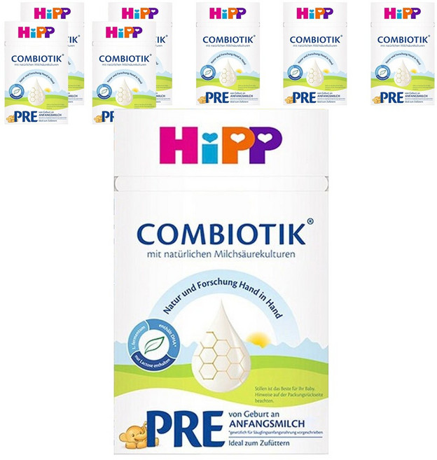 힙 프레 콤비오틱 분유 무전분, 600g, 8개