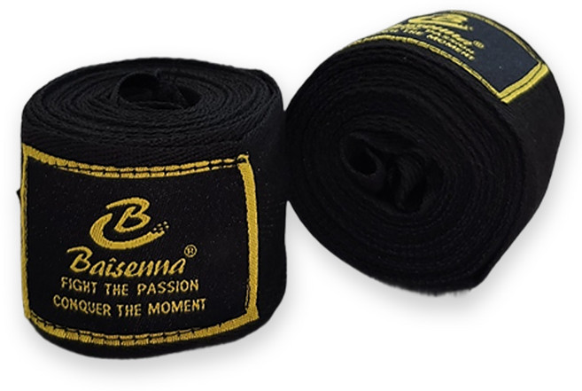 우주몰 손목 보호 복싱 핸드랩 좌우세트 3M/5M, 블랙, 1세트