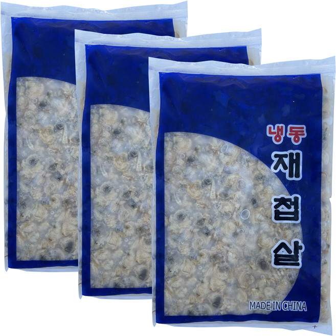 힘찬푸드 중국산 재첩살 500g, 3개