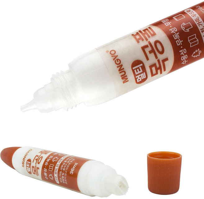 무독성 목공풀 36ml 양방향팁 투명용기 멀티 만능풀 나무붙이는강력목공접착제 목공풀36g, 1개, 36g