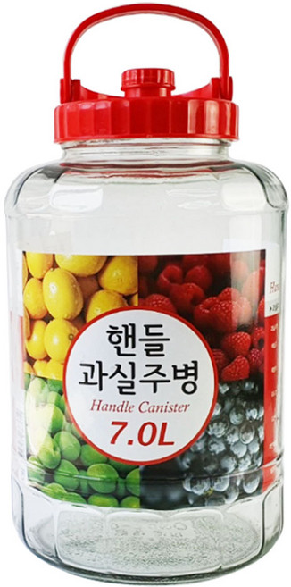 경성 만다라병 핸들 과실주병 7.0L, 7L, 1개, 만다라