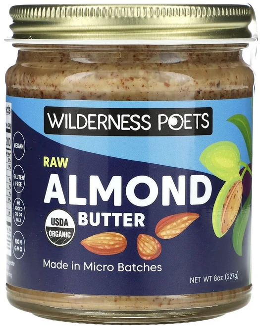 와일드니스포잇츠 무가공 아몬드 버터 227g(8oz), WLP00256, 227g, 1개 - 쿠팡