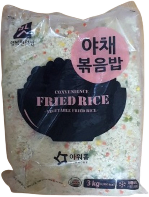 아워홈 대용량 야채볶음밥, 3kg, 10개