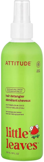 ATTITUDE Little Leaves™ 헤어 디탱글러 수박 & 코코넛 향 240ml (8 fl oz) ATT-11127, 1 - 쿠팡