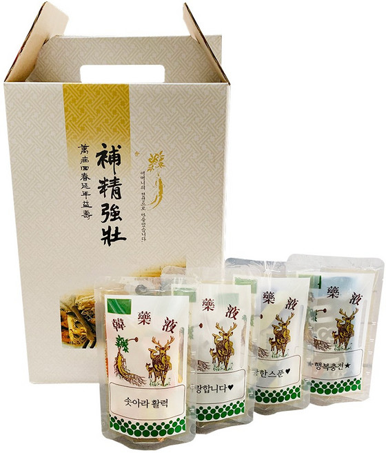 기념일 생일 커플 남자친구 여자친구 감동 어버이날 선물 생일 한약 용돈박스 파우치 스티커 세트, 혼합색상, 1개