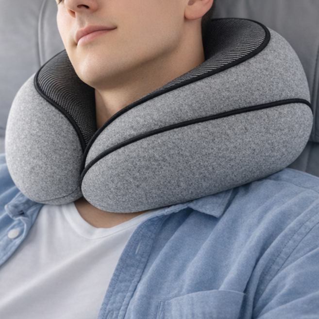 코리노 기내용 목베개 여행베개 휴대용목베개