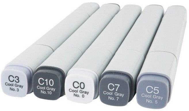 COPIC 1代 CLASSIC 方桿麥克筆, 1個, C0