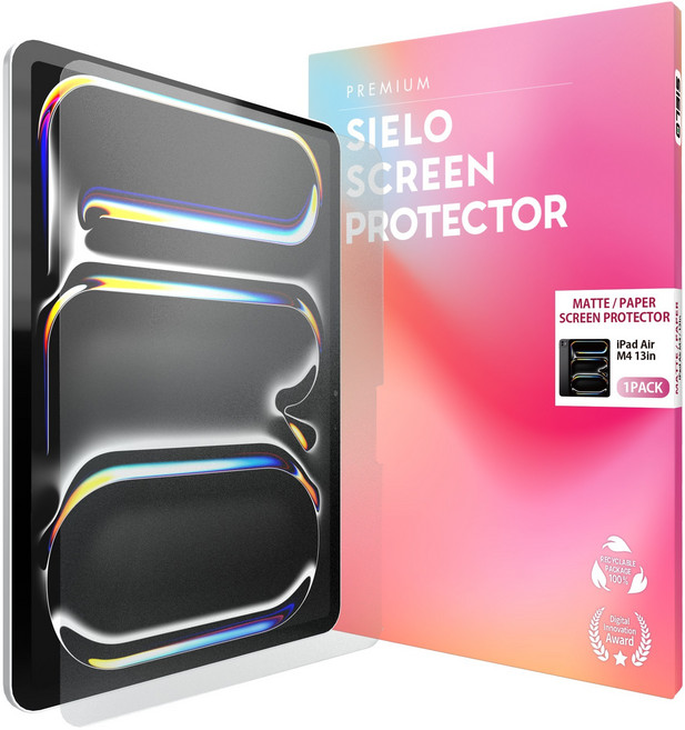 씨엘로 아이패드 에어 M2 / 프로 M4 저반사 종이질감 지문방지 항균 액정보호필름, 1개