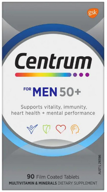 센트룸 포맨 멀티비타민 50+, 90정, 1개