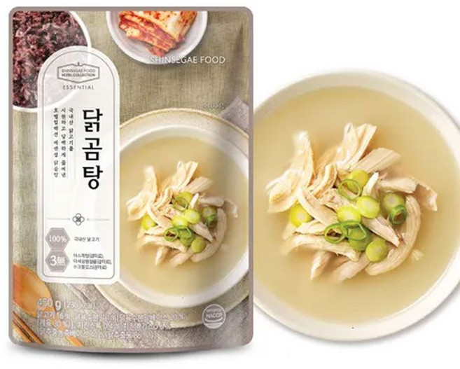 호텔컬렉션 에센셜 닭곰탕 450gX4봉, 4개, 450g