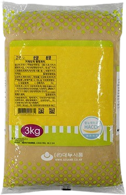 대두 유자앙금, 2개, 3kg
