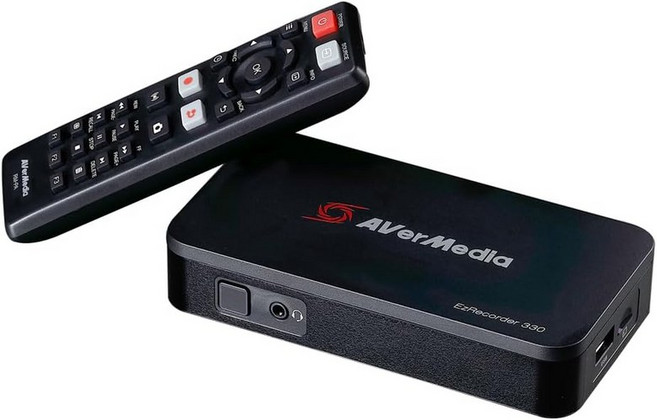 AverMedia EZRecorder 330G - 4K 패스스루 및 1080p60 비디오 녹화 HDMI 캡처 기능이 있는 DVR 디지털 컨버터 일정 PC 불필요ER330G