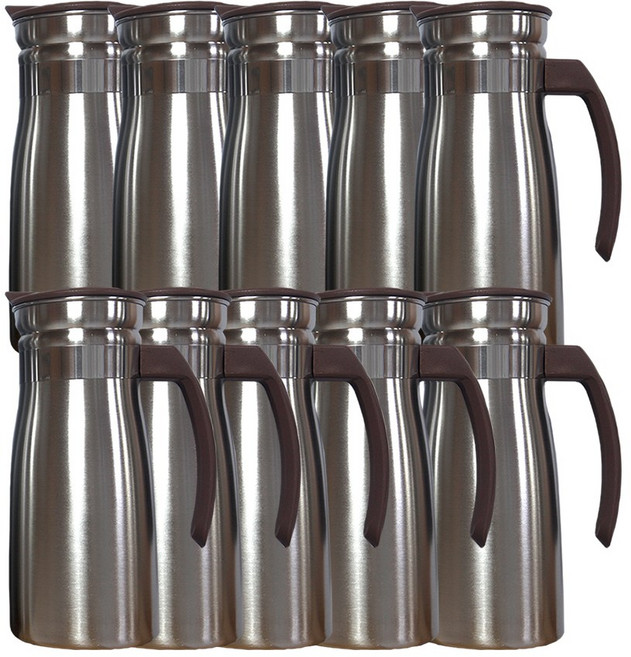 원리빙 스테인리스 물병 손잡이형, 800ml, 10개, 손잡이