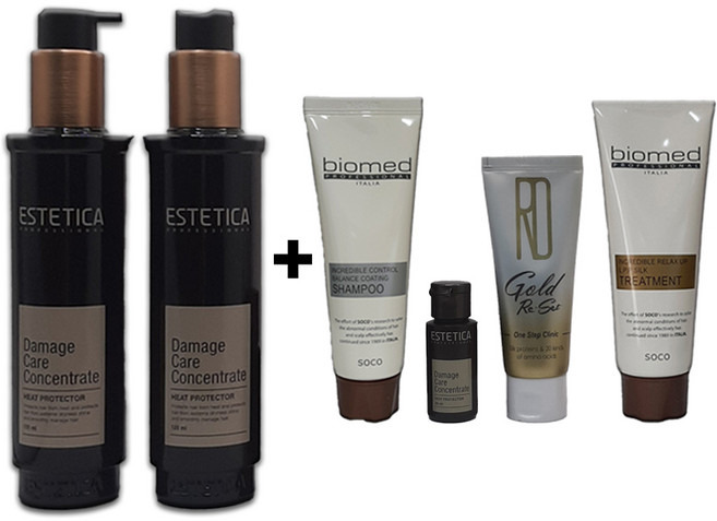 2+1 에스테티카 데미지케어 컨센트레이트 120ml+120ml+전문가용 헤어에센스, 1개, 240ml