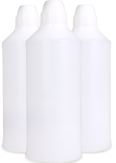 뾰족 시럽 플라스틱 공병 오일 소분병, 1L, 3개
