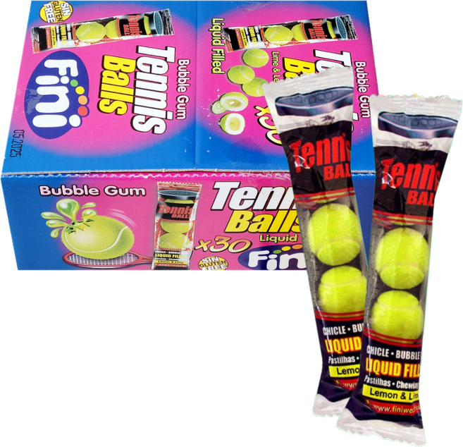 피니 테니스 볼 모양껌, 1개, 600g