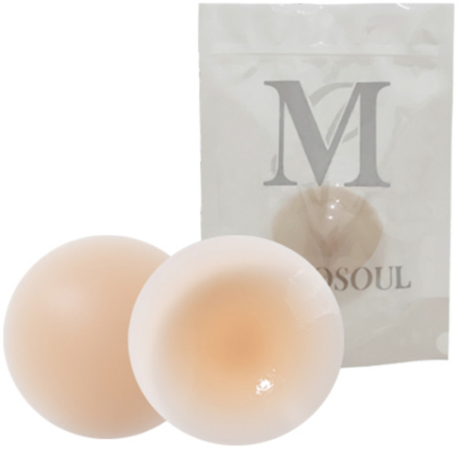 모노소울 초밀착 티안나는 자유두잇 실리콘 니플패치 접착 누드브라 8CM/10CM