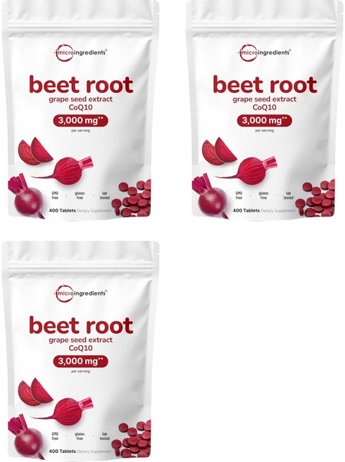 Beet Root 비트루트 추출물 3 000mg 400정 3팩 - 쿠팡