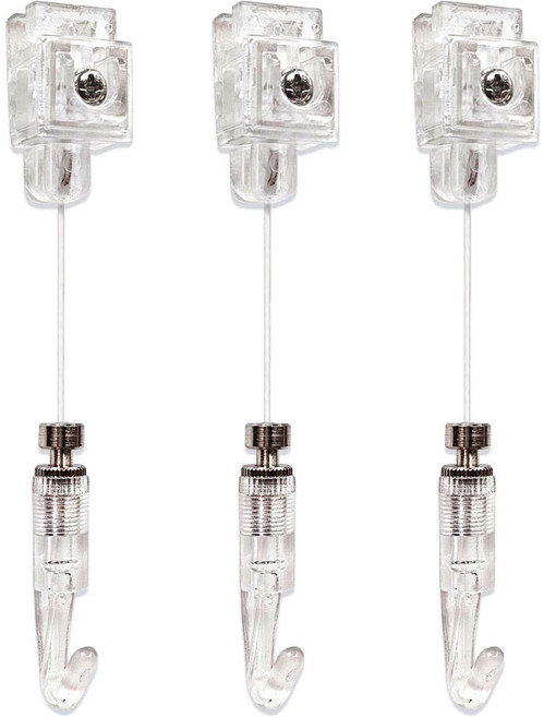 픽쳐앤걸이 틈콕 무타공 못 없이 액자걸이, 3개, 투명