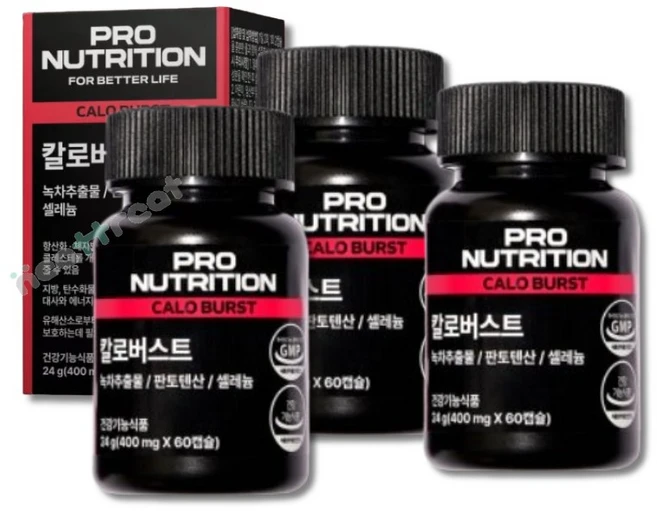 PRONUTRITION 정품 칼로버스트, 60정, 3개 - 쿠팡