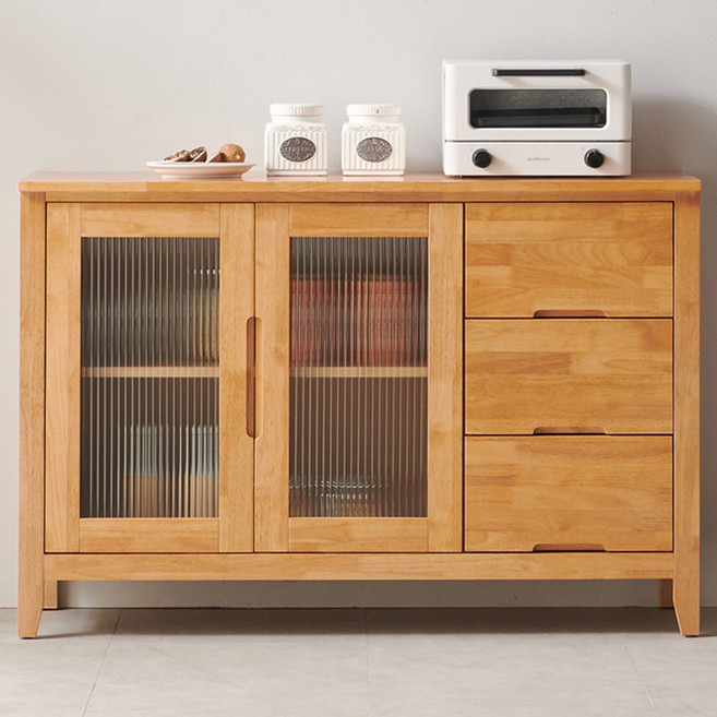 가구소점 브루네티 원목 주방 수납장 1200, 네추럴