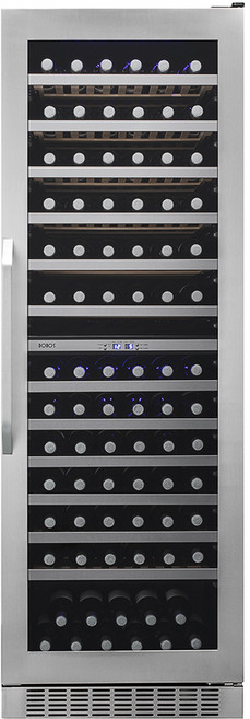 보보스 와인셀러 JG-166B 와인냉장고 최대 154병 빌트인겸용 듀얼타입 BOBOS 홈바 와인보관 술장고 술냉장고 가정용 원룸 오피스텔 펜션 호텔, 좌측손잡이(우힌지), 수도권