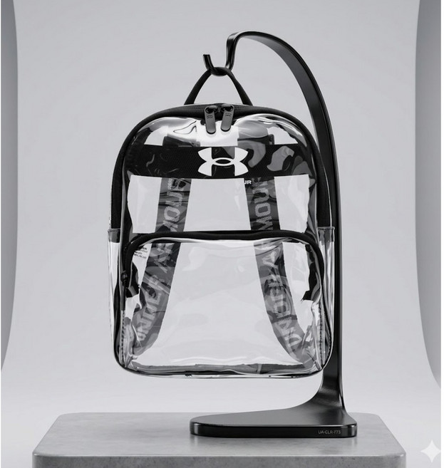 [언더아머_스포츠] 투명 가방 미니 클리어 백팩 TM1380478 여성 백팩 물놀이 워터백 수영가방 방수 아쿠아백 워터밤