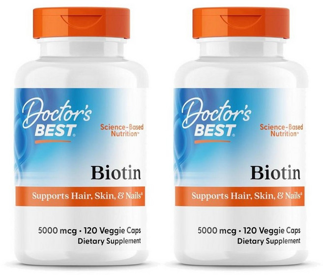 닥터스베스트 비오틴 5000mcg 캡슐 120정, 2개