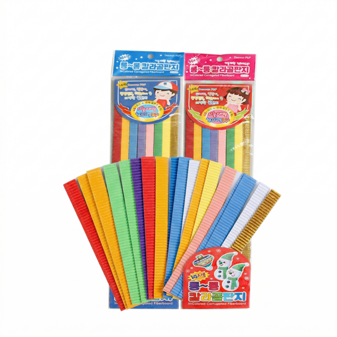 띠골판지 칼라 띠골판지 26cm 14칼라 대원P&P, 2개, 14