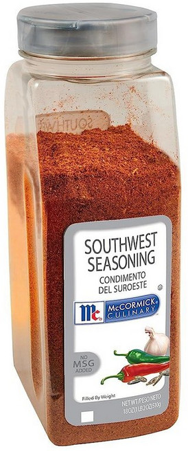 McCormick Culinary Southwest Seasoning 532.3ml(18온스) - 정통 스모키 열이 있는 향신료 블렌드 용기 1개 대담한 맛을 위한 Tex-, 510g