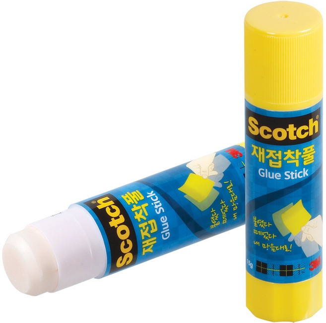 3M 스카치 재접착 풀 8g 문구 고체 스틱 풀, 02_재접착 풀 15g