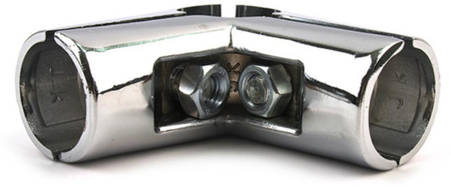 파이프 연결소켓 ㄱ자 25파이 행거 부속 소켓옷걸이봉