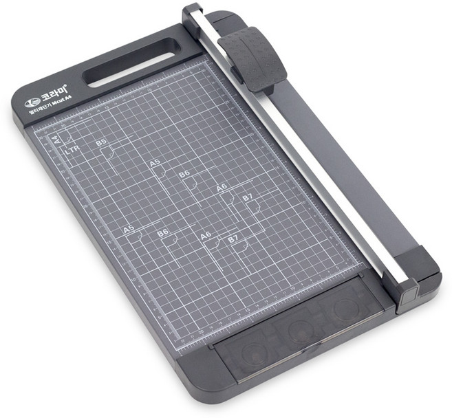 코라미 MCUT A4 트리머식 종이재단기 직선 곡선 절취선 가능