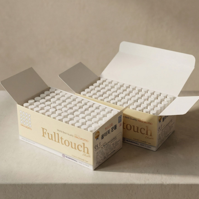 하고로모 탄산분필 (72입/백색), 백색2BOX