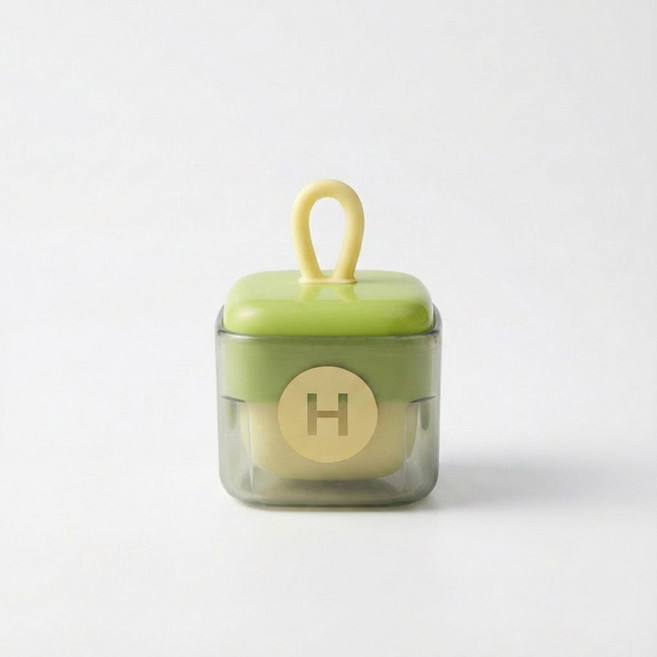 트리플령 휴대용 미니돌돌이 반려동물 털제거기 옷 먼지 제거기, 1개, 그린